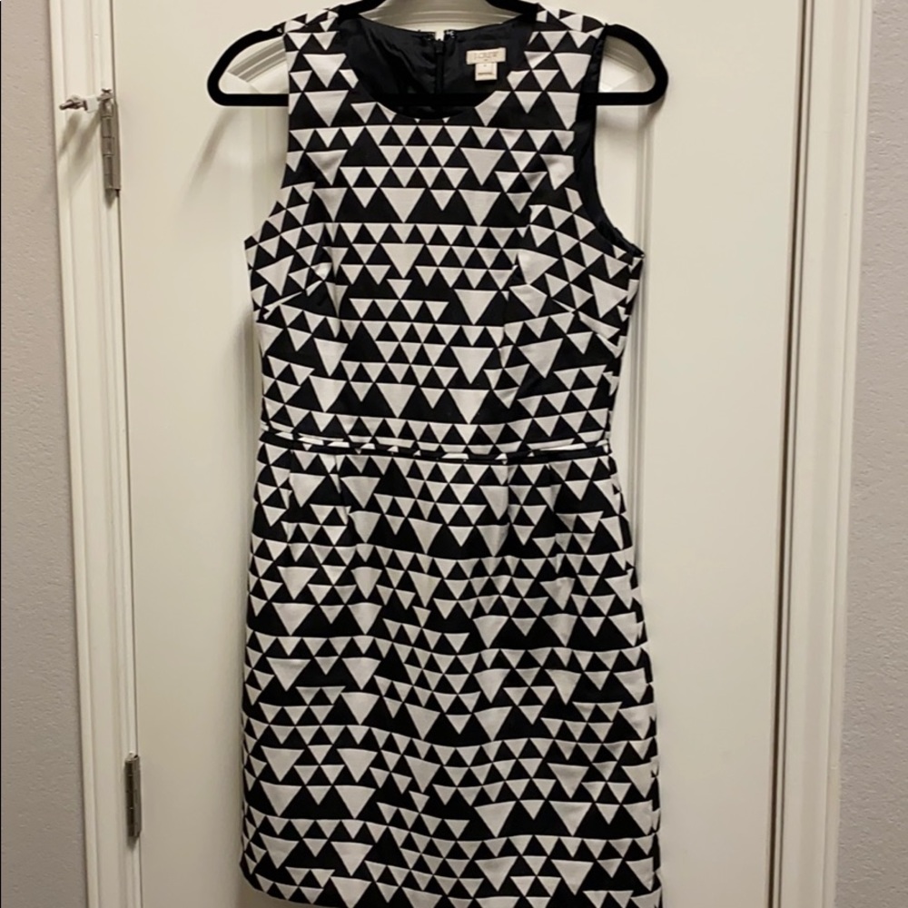 Graphic J crew dress
